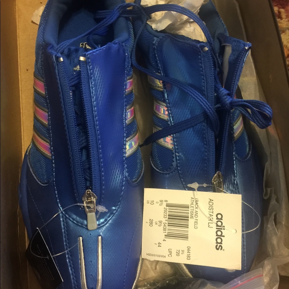 Adidas Athletisme shoes with spikes size 10